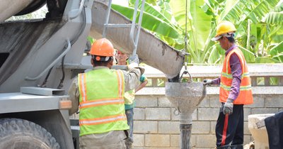 Fundament-Beton richtig mischen