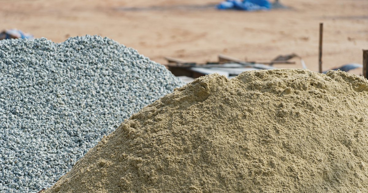 Mit Sand Beton mischen: Anleitung